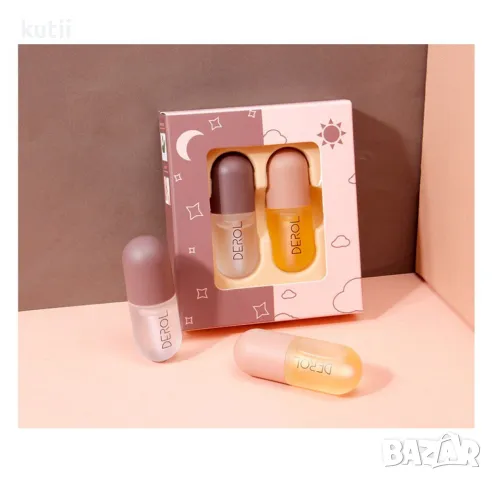 🔥ГОЛЯМО НАМАЛЕНИЕ НА ПОСЛЕДНИ БРОЙКИ 🔥 🔥КОМПЛЕКТ БАЛСАМИ за устни ден и нощ 2 бр🔥 👉 ПРОМО Цена , снимка 3 - Други - 47799390