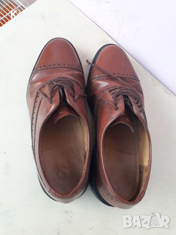 Мъжки кожени обувки, 43 номер , снимка 4 - Официални обувки - 38615918