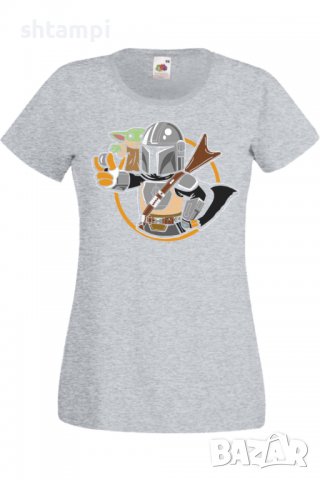 Дамска тениска Star Wars mandalorian baby yoda 2,Филм,Игра,superhero,Изненада,Подарък,Повод,, снимка 5 - Тениски - 37732021