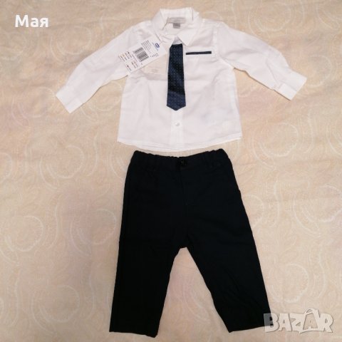 Панталон и риза Chicco 68 см  , снимка 1 - Комплекти за бебе - 32264449