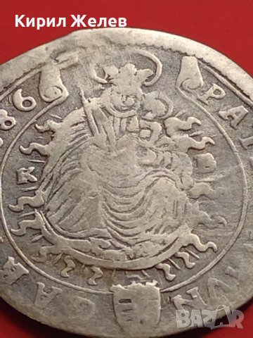 Сребърна монета 15 кройцера 1686г. Леополд първи Кремниц Унгария 29773, снимка 10 - Нумизматика и бонистика - 42984847