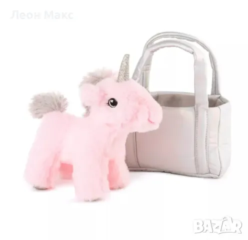 Еднорог плюшена играчка в чанта 22см 10836, снимка 2 - Плюшени играчки - 48275293