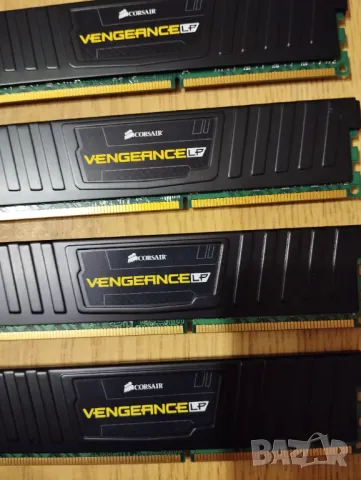 DDR3 16Gb  (4 x 4Gb)  CORSAIR VENGEANCE1600MHz PC3-12800 , снимка 1 - RAM памет - 47635375