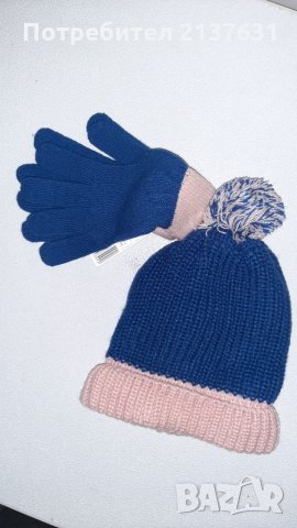 НОВИ ! ДЕТСКИ КОМПЛЕКТ ШАПКА и РЪКАВИЦИ , снимка 3 - Шапки, шалове и ръкавици - 35131702