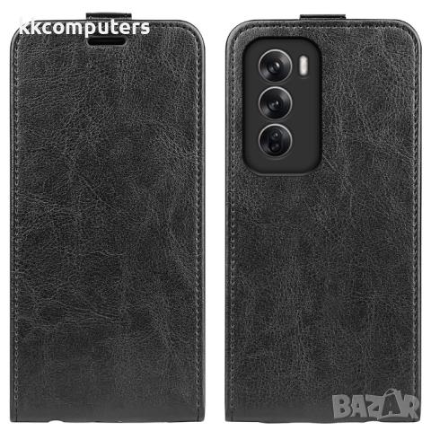 Oppo Reno12 Pro Flip2 Кожен Калъф и Скрийн Протектор, 23,90 лв, снимка 5 - Калъфи, кейсове - 52674132