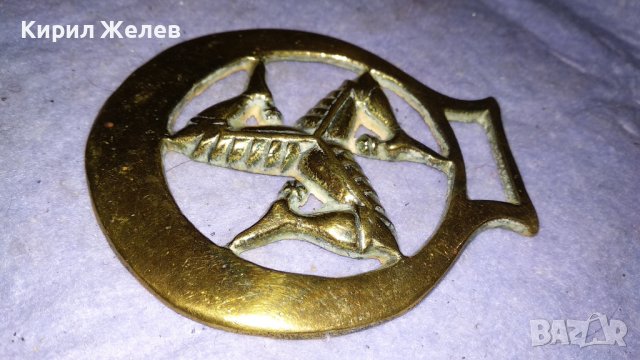 ШУТОВСКА ШАПКА КАПЕЛА Старо БРОНЗОВО ДЕКОРАТИВНО АРТ ПАНО за СТЕНА АНГЛИЯ 33987, снимка 9 - Пана - 38928090