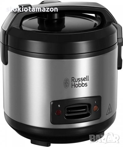 Уред за варене на ориз Russell Hobbs, Черен/Инокс, снимка 4 - Мултикукъри - 38529373