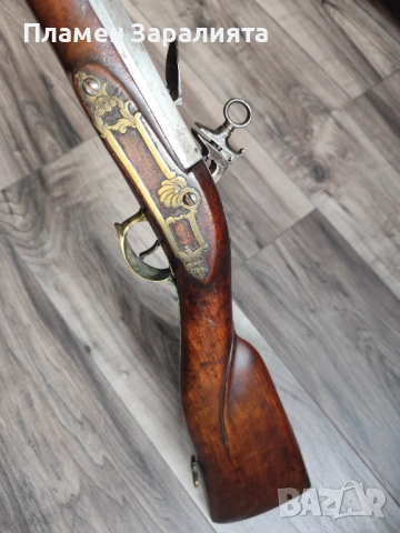 Кремъчна пушка автентична 18 Век уникат, снимка 11 - Антикварни и старинни предмети - 52586098