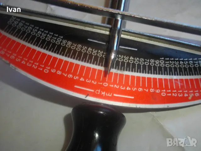 200 Нютонметри НОВ Немски Ръчен Динамометричен Стрелкови Ключ 45см /Mkp 0-20 /Nm 0-200.