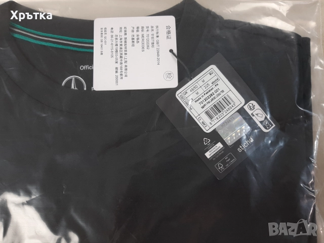 Mercedes AMG F1 Large Logo - Оригинална мъжка тениска размер M, снимка 13 - Тениски - 52939116