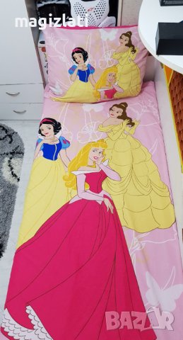 Спален комплект Принцеси, снимка 5 - Спално бельо и завивки - 37590088