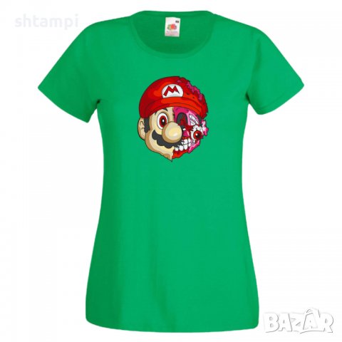 Дамска тениска Mario Zombie 5 Игра,Изненада,Подарък,Празник,Повод, снимка 9 - Тениски - 37237972