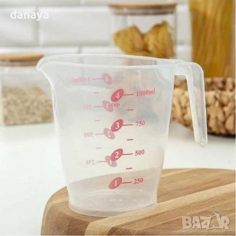 2973 Кухненска мерителна кана мензура мерилка, 1000 ml