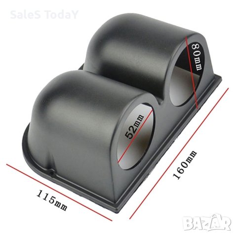 Стойка за  измервателни уреди, оборотомер, двойна, черна, снимка 3 - Аксесоари и консумативи - 42990433