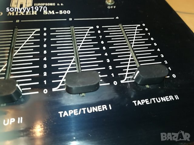 europsonic sm-500 stereo mixer france 0106211901, снимка 15 - Ресийвъри, усилватели, смесителни пултове - 33072346