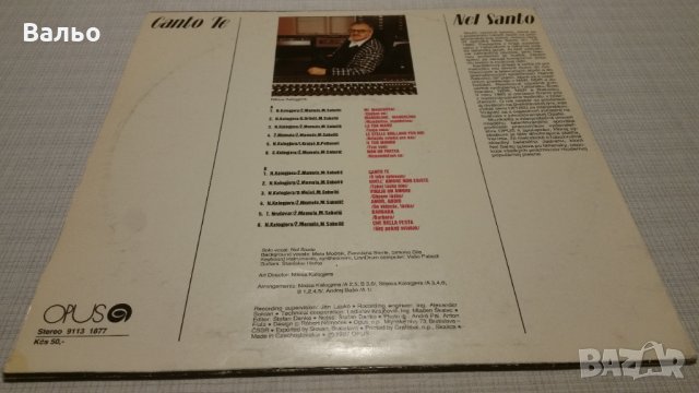 NEL SANTO-CANTO TE, снимка 5 - Грамофонни плочи - 28149100