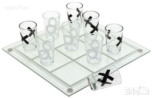 Морски шах с шотове - стъкло, снимка 4 - Шах и табла - 28016366