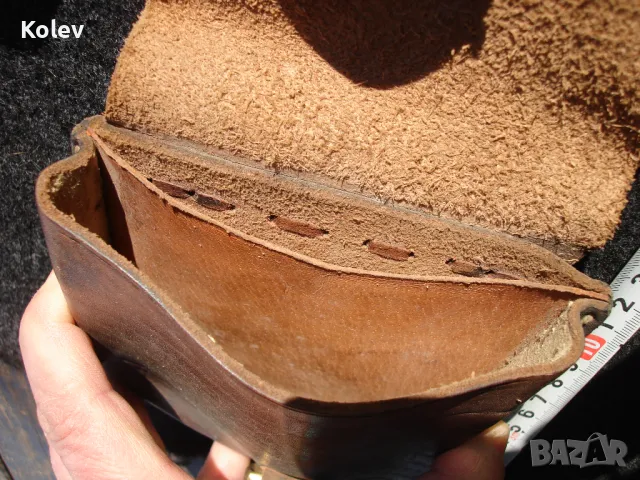 Кожена чантичка за колан за смартфон, снимка 2 - Портфейли, портмонета - 48825775