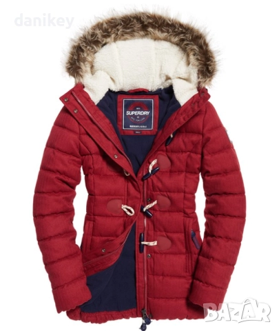 Дамско зимно яке палто Superdry размер small, снимка 4 - Якета - 52212479