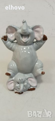 Керамично слонче-касичка, снимка 4 - Антикварни и старинни предмети - 32835204
