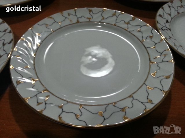 Стар български порцелан чинии , снимка 4 - Антикварни и старинни предмети - 43689663