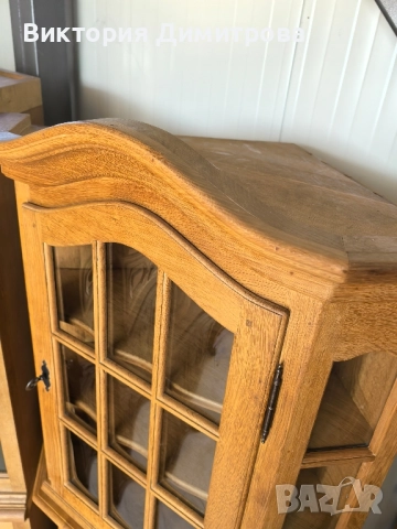 Ъглова витрина Антик , снимка 11 - Секции и витрини - 52159117