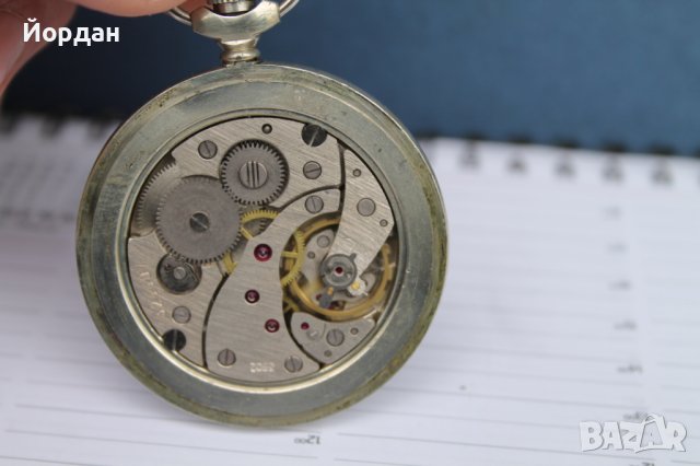Джобен часовник ''Молния'', снимка 7 - Антикварни и старинни предмети - 40790444