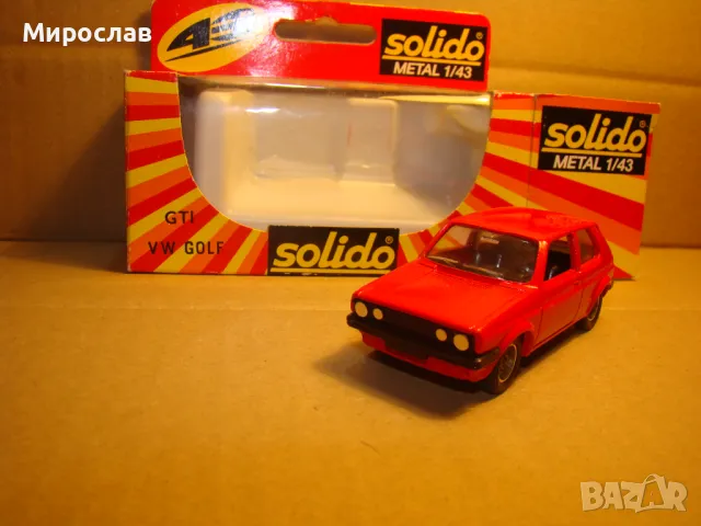 1:43 SOLIDO VW GOLF 2 МОДЕЛ КОЛИЧКА ИГРАЧКА, снимка 6 - Колекции - 48981306