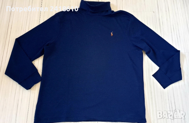 POLO Ralph Lauren Cotton Pima Soft Touch Turtleneck Mens Size  XL НОВО! ОРИГИНАЛ! Мъжко Памучно Поло, снимка 2 - Пуловери - 52225959