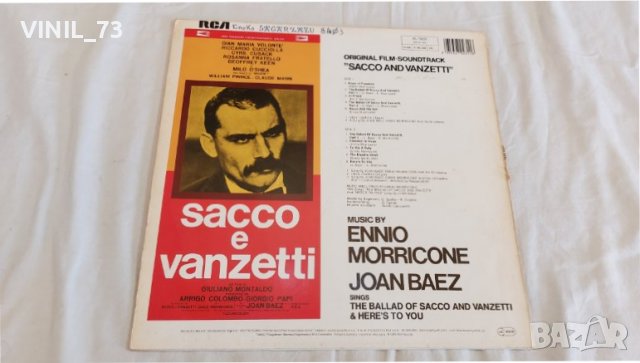 Ennio Morricone / Joan Baez – Sacco And Vanzetti, снимка 2 - Грамофонни плочи - 39439331