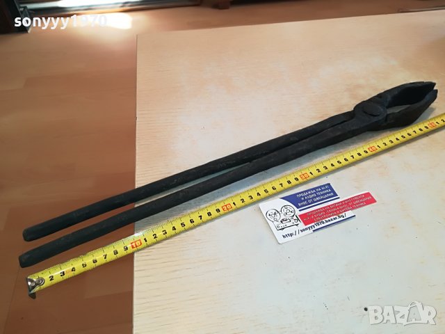 КОВАШКИ КЛЕЩИ 55СМ 2603231817, снимка 4 - Антикварни и старинни предмети - 40142964