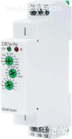 DEWIN многофункционално времереле 230V DIN шина
