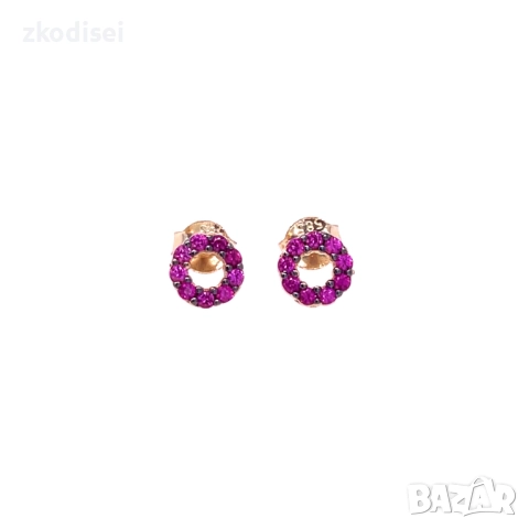 Златни детски обеци 1,21гр. 14кр. проба:585 модел:34427-4