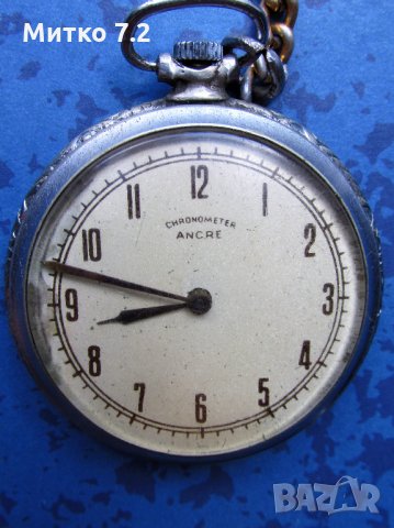 Стар джобен часовник, снимка 1 - Антикварни и старинни предмети - 26393708