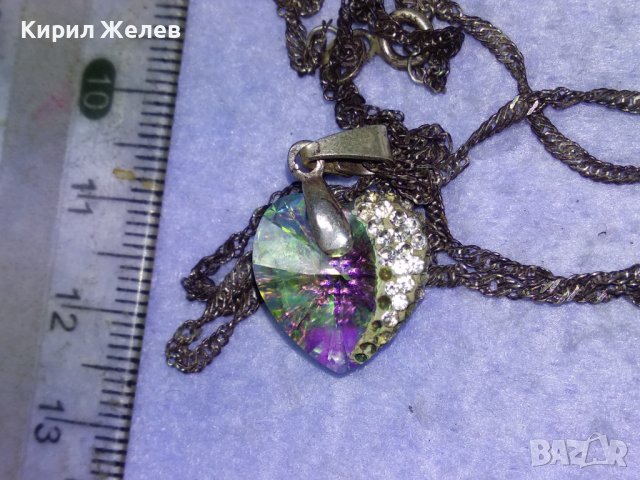 ИЗУМИТЕЛНО КРАСИВ СКЪПОЦЕНЕН СРЕБЪРЕН АРТ МЕДАЛЬОН с ВЕРИЖКА СРЕБРО 925 ДИЗАЙНЕРСКО ФЕШЪН БИЖУ 40121, снимка 12 - Колиета, медальони, синджири - 43226872