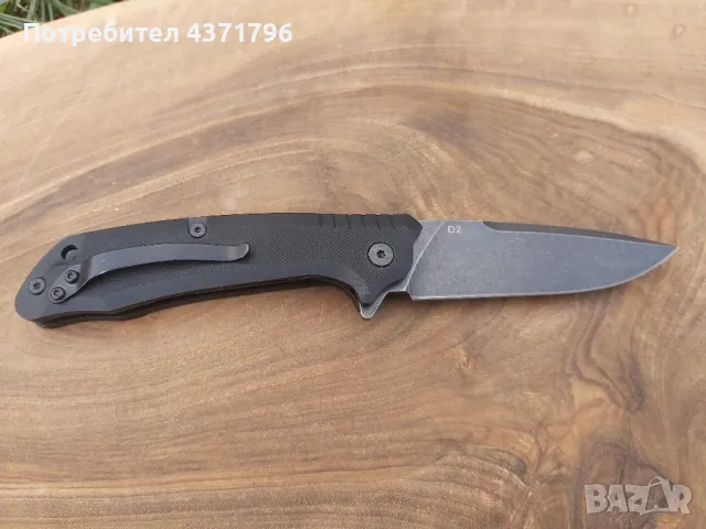 Сгъваем джобен нож ,стомана D2, D114, снимка 2 - Ножове - 49139629