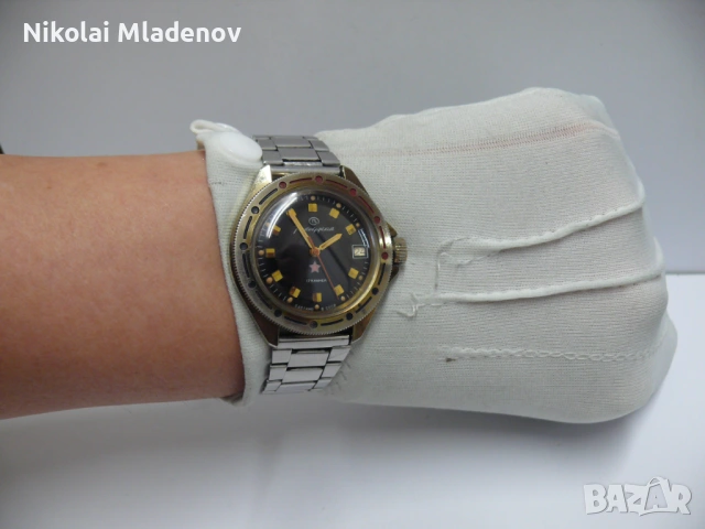 Съветски ВОСТОК КОМАНДИРСКИ Мъжки ръчен часовник, работещ, снимка 15 - Мъжки - 53178841