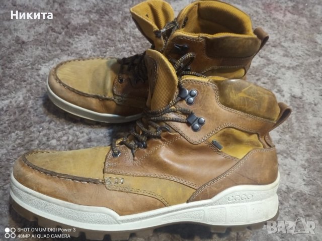 ECCO gore tex-туристически боти 46 номер, снимка 1 - Мъжки боти - 43755274