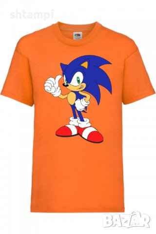 Детска тениска Sonic 005,Соник,Игра,Изненада,Подарък,Празник,Повод, снимка 4 - Детски тениски и потници - 37435298
