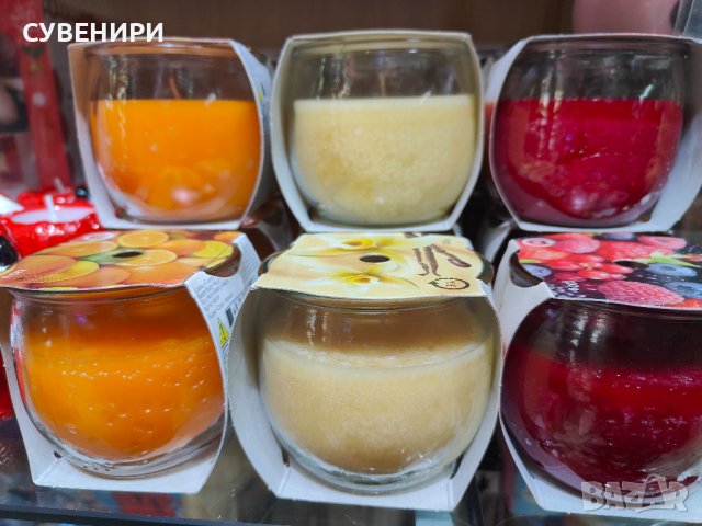 Арома свещи в стъклен съд , снимка 1