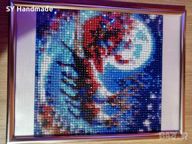 5D диамантен гоблен Дядо Коледа , снимка 3 - Декорация за дома - 48227346