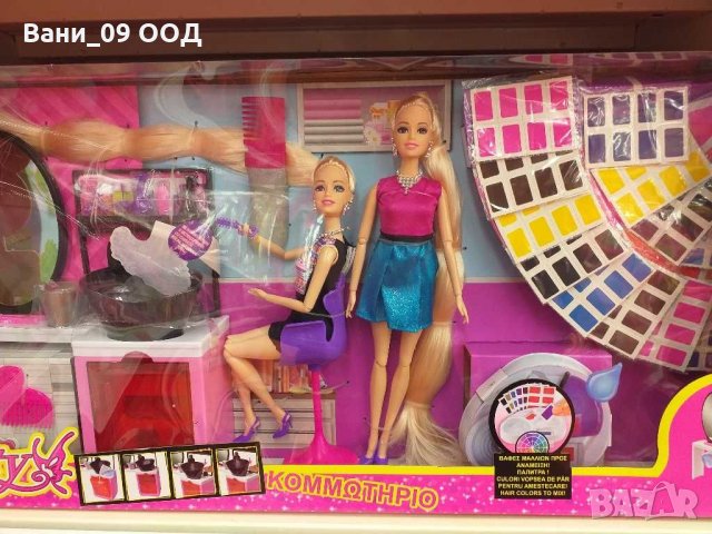 Кукла Барби във фризьорски салон, снимка 2 - Кукли - 32668448