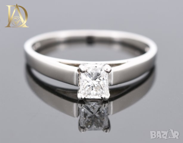 Нов Златен Пръстен с 0.54кт Естествен Диамант