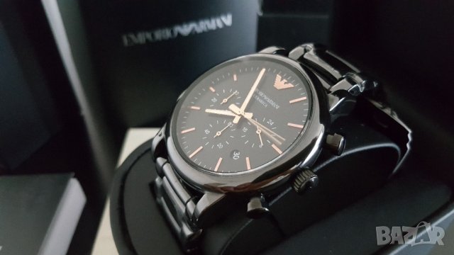 Оригинален мъжки часовник Emporio Armani AR1509 Ceramica, снимка 1 - Мъжки - 37777402