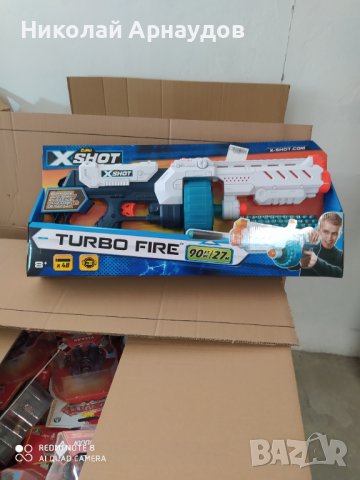 Бластер GEEN MERK XShot Steal Toys 36270 Turbo Fire, снимка 2 - Други - 43212755