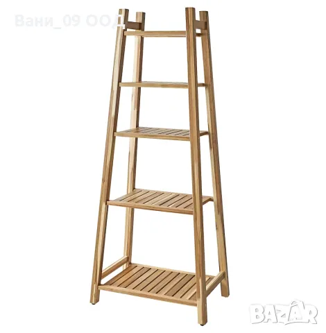 Етажерка за баня от акациева дървесина 