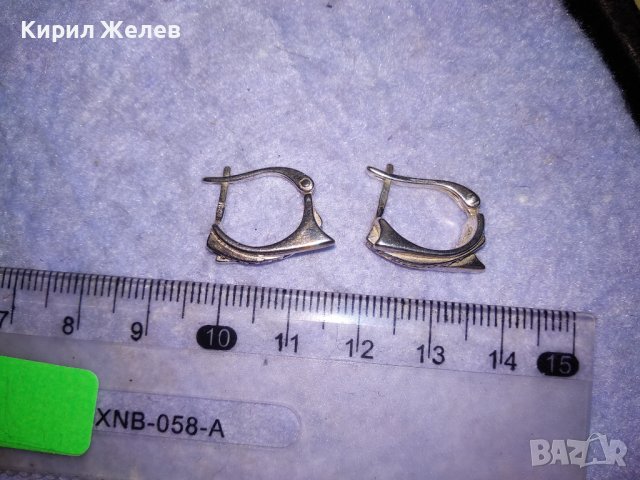 ПРЕКРАСНИ ДИЗАЙНЕРСКИ СРЕБЪРНИ СКЪПОЦЕННИ ОБЕЦИ РОДИРАНО СРЕБРО 925 с ФАСЕТИРАН ЦИРКОНИЙ 34389, снимка 10 - Обеци - 39665970