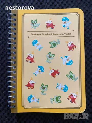 Pokémon официална тетрадка, снимка 1