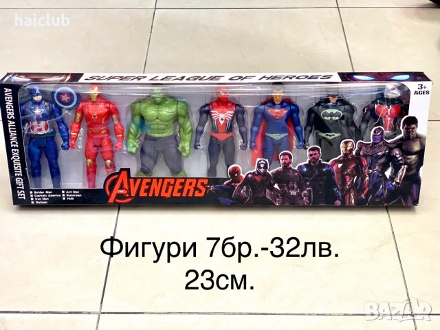 Играчки Avengers /Спайдърмен/Хълк/Железният човек, снимка 2 - Кукли - 30930406