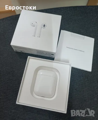 Безжични слушалки Apple AirPods MV7N2TY/A, ОРИГИНАЛЕН продукт Apple, с калъф за зареждане, снимка 6 - Безжични слушалки - 50042388
